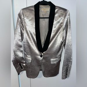 Michael Kors Metallic Blazer Size 2